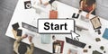 Start Starter Begin Build Launch Motivate First Concept Royalty Free Stock Photo