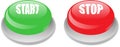Start stop button Royalty Free Stock Photo