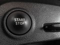 Start-stop button and car key card with hands-free function