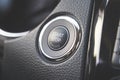 start-stop buttons on modern cars selective focus Royalty Free Stock Photo