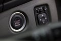 Start stop engine buttons in car Royalty Free Stock Photo