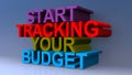 Start tracking your budget on blue