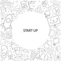 Start up background from line icon