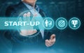 Start-up Funding Crowdfunding Investment Venture Capital Entrepreneurship Internet Business Technology Concept Royalty Free Stock Photo