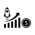 Start up growth Vector Icon which can easily modify or edit Royalty Free Stock Photo