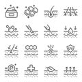 Start up icon illustration vector set. Contains such icon as Business, launch, startup, planning, strategy goal, target and more. Royalty Free Stock Photo