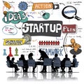 Start up Ideas Launch Mission Opportunity Concept Royalty Free Stock Photo