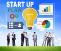 Start Up Launch Business Ideas Plan Creativity Concept Royalty Free Stock Photo