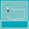 Start Up New Project Speech Bubbles and Chat symbol.