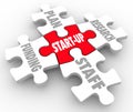 Start-Up Puzzle Pieces Staff Research Plan Funding Strategy