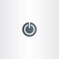 start vector icon power symbol button Royalty Free Stock Photo