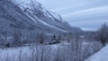 Strandafjellet valley between Stranda and Hellesylt in Norway