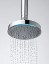 Modern LED Rainfall Shower Head in Action Royalty Free Stock Photo