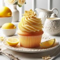 Vanilla cake. Royalty Free Stock Photo