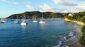 Aerial view, Islands of the Grendines, Bequia