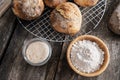 Starter yeast and homemade sourdough bread