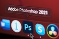 Starting adobe photoshop app