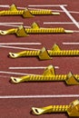 Starting block Royalty Free Stock Photo