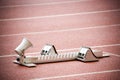 Starting Block Royalty Free Stock Photo