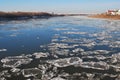 Starting freeze on the Irtysh River