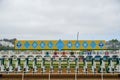 Starting gate of Del Mar racetrack. Royalty Free Stock Photo