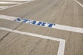 Starting Line of the Targa Florio, Cerda, Sicily Royalty Free Stock Photo