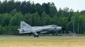 Starting phase of Saab 37 Viggen