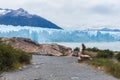 The starting point to the trekking over the Perito Moreno Glacier, El Calafate, Patagonia Argentina.