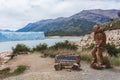 The starting point to the trekking over the Perito Moreno Glacier, El Calafate, Patagonia Argentina.