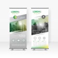 Business roll up design template, X-stand, Vertical flag-banner design layout, standee display promoting