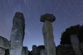 Startrail at Ancient Ruins