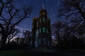 Startrails over Severndroog Castle