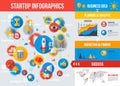 Startup business infographics
