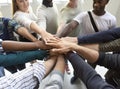 Startup Business People Teamwork Cooperation Hands Together Royalty Free Stock Photo