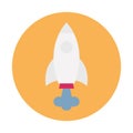 Startup flat background vector icon which can easily modify or edit Royalty Free Stock Photo