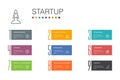 Startup Infographic 10 option line