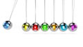 Startup and Newton`s cradle, Birth and growth of new ideas.