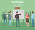 Startup Planning Internet Info Page Illustration