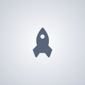Startup, spaceship, vector best flat icon