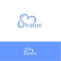 Stratus wordmark logo template