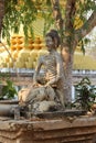 Starving Buddha statue Royalty Free Stock Photo