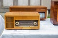 Exhibition old radio Royalty Free Stock Photo