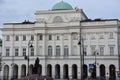 Staszic Palace and Nicolas Copernicus monument in Warsaw, Poland