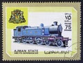 STATE AJMAN - CIRCA 1972: locomotive, series, circa 1972