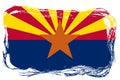The State Of Arizona Flag Grunge Royalty Free Stock Photo