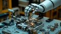 AI Powered Robotic Arm Assembling Complex Mechanical Components