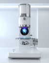 Advanced Digital Microscope for Scientific Research Royalty Free Stock Photo