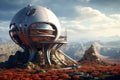 State-of-the-art Futuristic observatory. Generate Ai