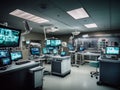 Medical Team in High-Tech Surgery Suite