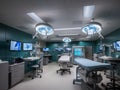 Medical Team in High-Tech Surgery Suite